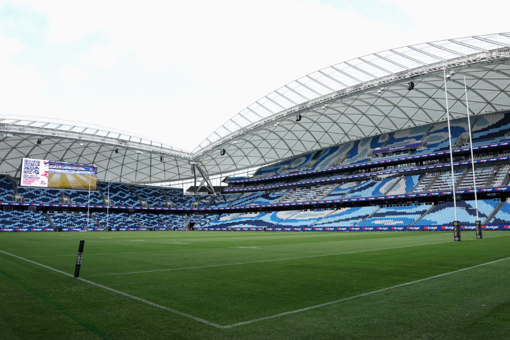 A general view inside Allianz Stadium in Sydney.