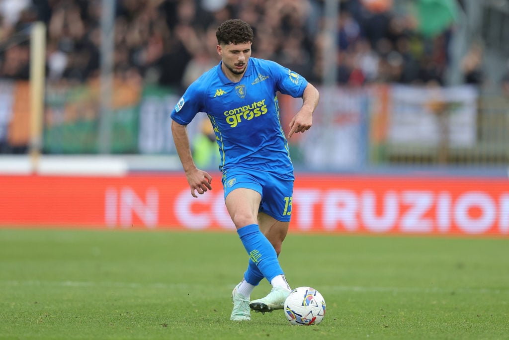 Liberato Cacace of Empoli FC in action