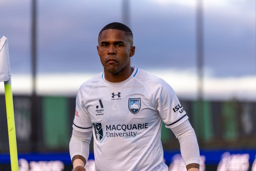Douglas Costa of Sydney FC in action