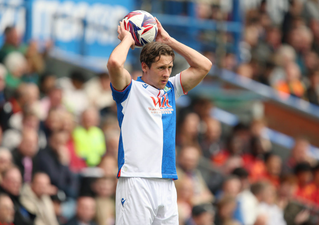 Blackburn Rovers defender Callum Brittain in action against Watford.