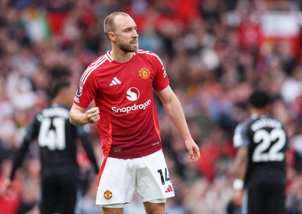 Christian Eriksen of Manchester United