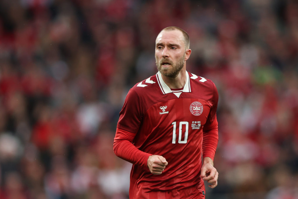 Christian Eriksen of Denmark seen