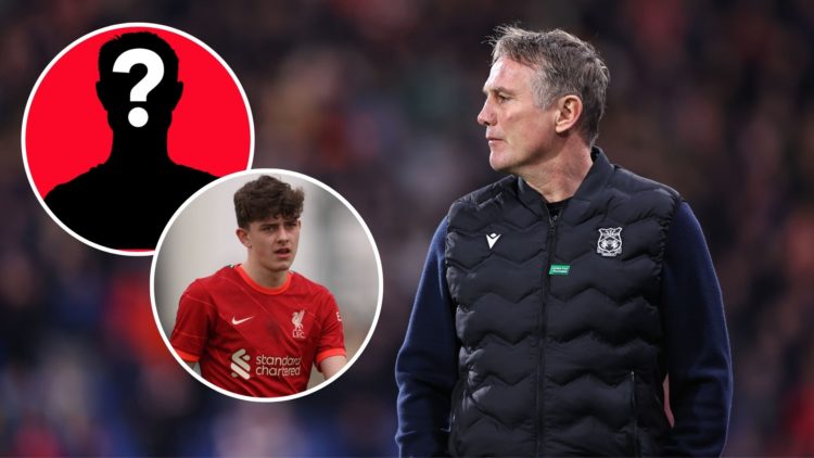 Image of Phil Parkinson manager / head coach of Wrexham during the Sky Bet League One match between Huddersfield Town AFC and Wrexham, insets of Ow...