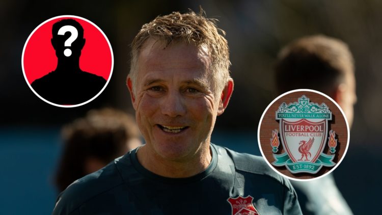 Image of Head Coach Phil Parkinson of Wrexham reacts during a Wrexham AFC training session at NSWRL Centre of Excellence, insets of The Liverpool F...