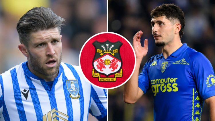 Josh Windass of Sheffield Wednesday plays during the Sky Bet Championship match between Sheffield Wednesday and Portsmouth. Liberato Cacace of Empo...