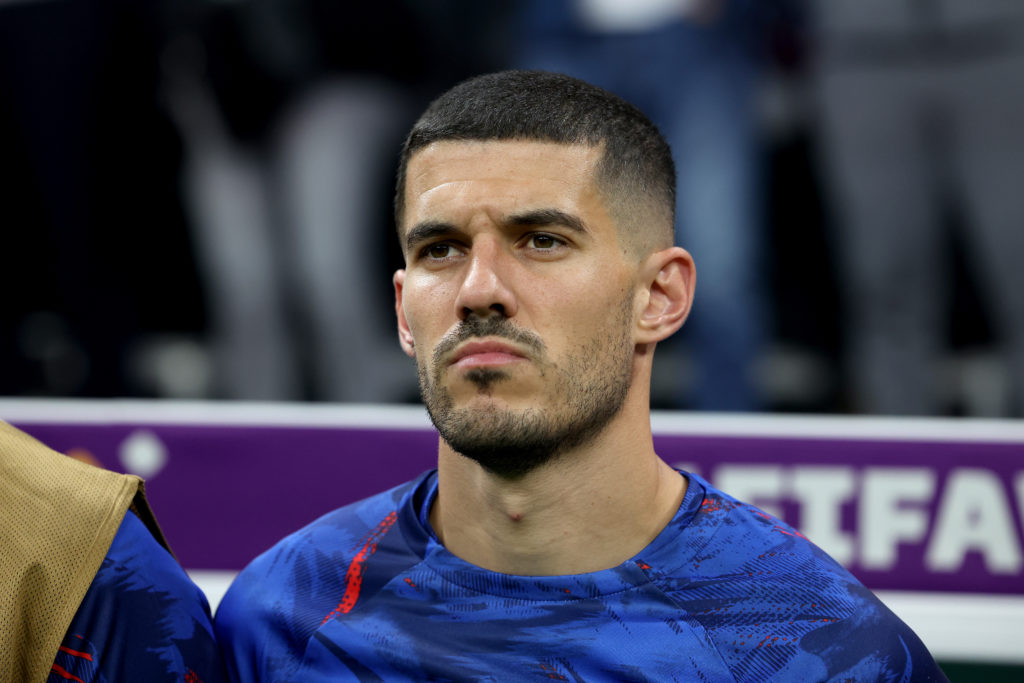 Conor Coady on the bench ahead of England v France