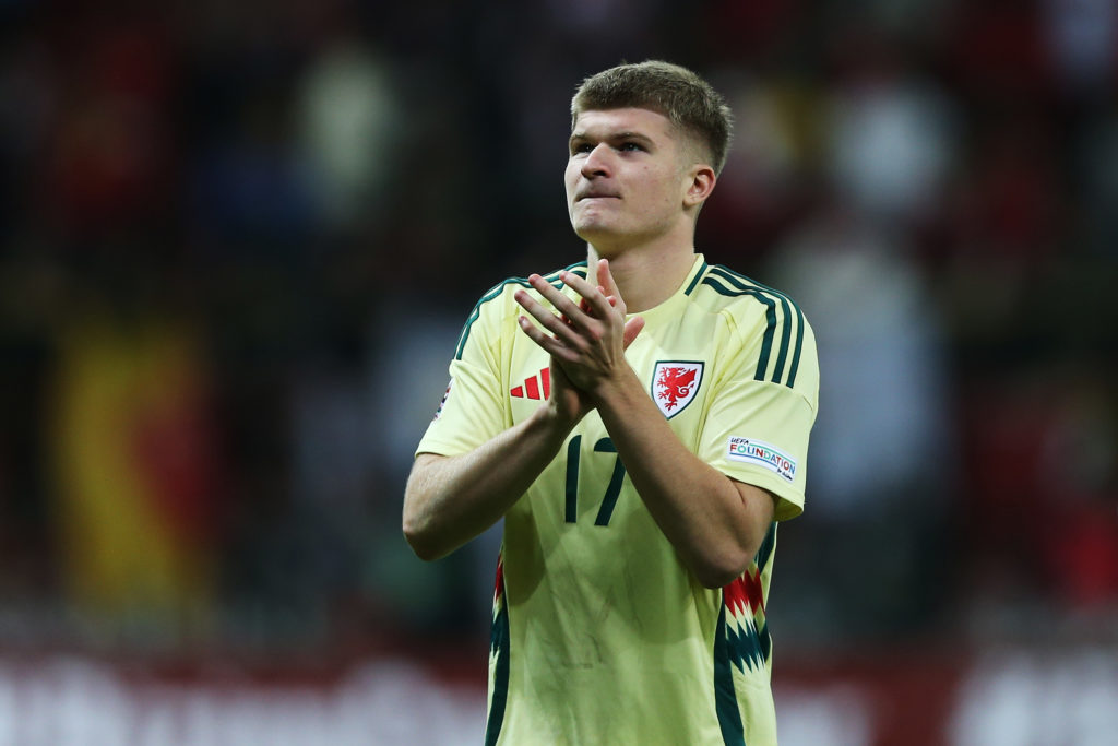 Jordan James applauds Wales fans against Turkiye