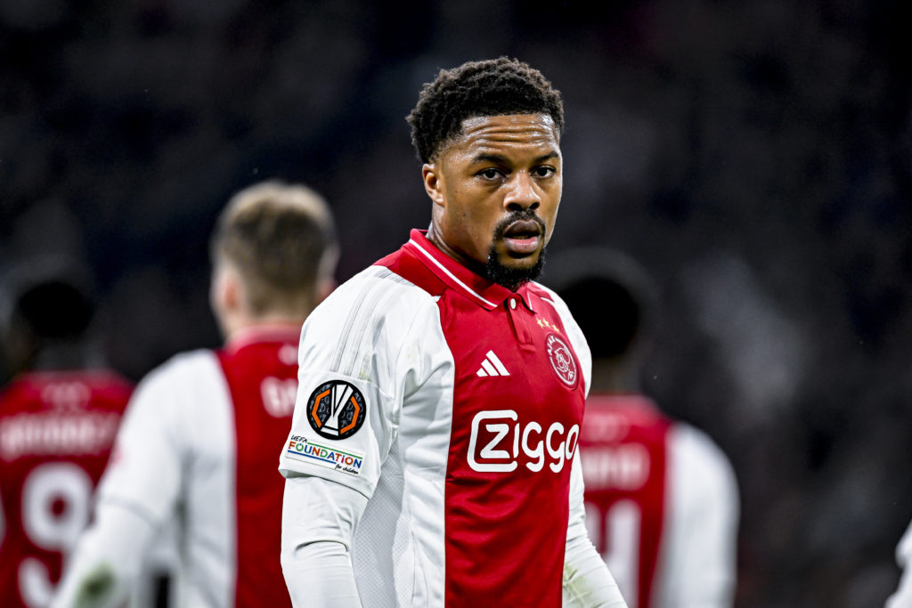 Ajax forward Chuba Akpom in action against Galatasaray