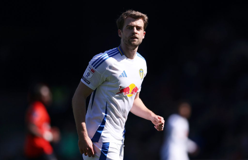 Leeds United striker Patrick Bamford in action v Luton Town