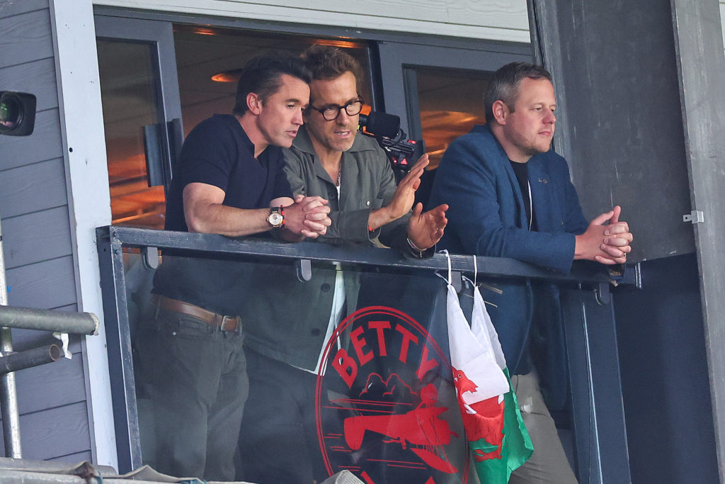 Ryan Reynolds and Rob McElhenney co owners of Wrexham