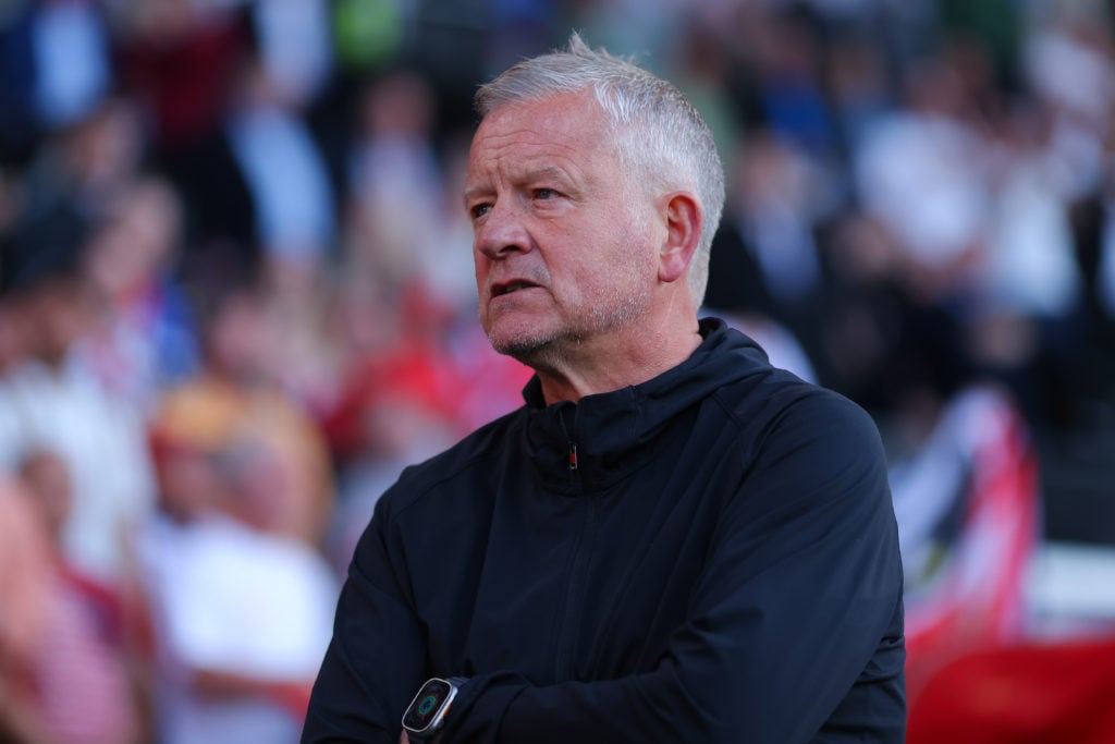 Chris Wilder, manager of Sheffield United.