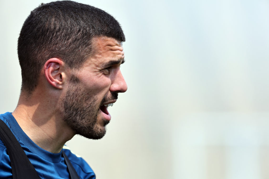Conor Coady of Leicester City during pre-season training.