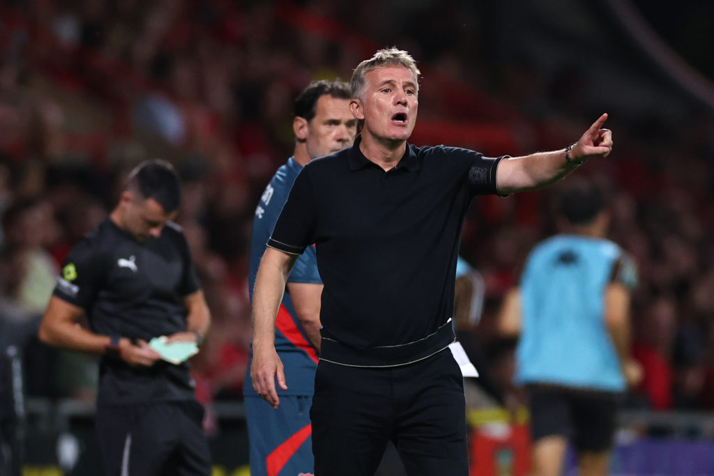 Phil Parkinson the head coach / manager of Wrexham