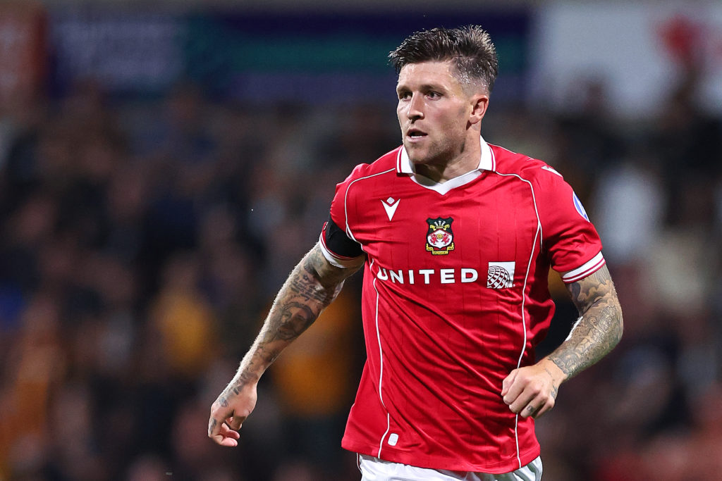 Josh Windass during Wrexham v Hull City - Carabao Cup First Round