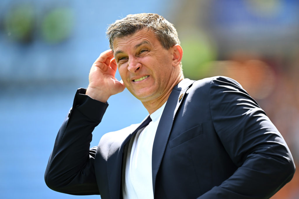 Sergej Jakirovic, Manager of Hull City, reacts