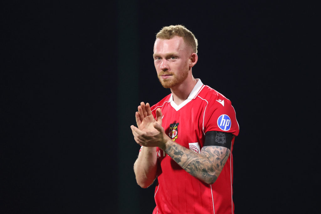 Lewis O'Brien after Wrexham v Hull City - Carabao Cup First Round