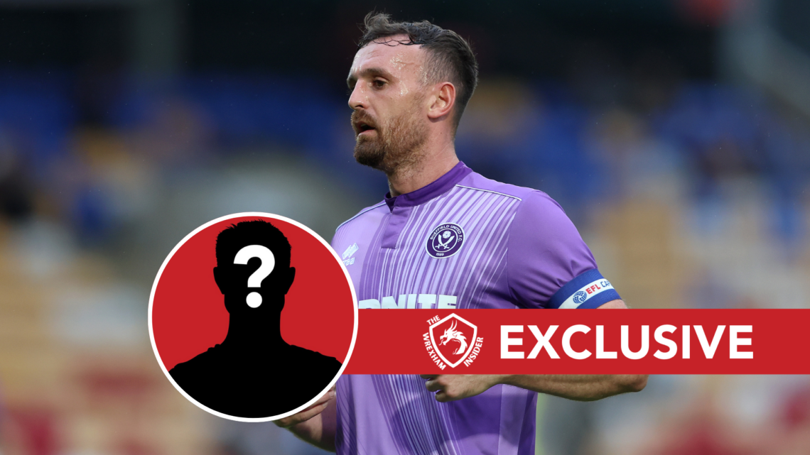 Sheffield United defender Jack Robinson. Inset, mystery player graphic. Overlaid, exclusive branding.