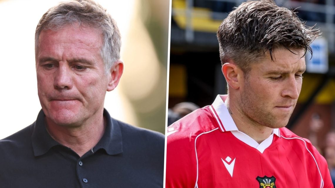 Split image of Wrexham manager Phil Parkinson (L) and Josh Windass (R)