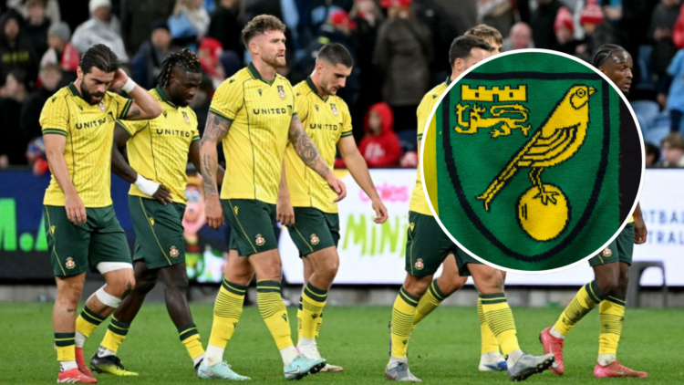 Players from Wrexham AFC react after the football friendly match between Sydney FC and Wrexham AFC at the Sydney Football Stadium on July 15, 2025....