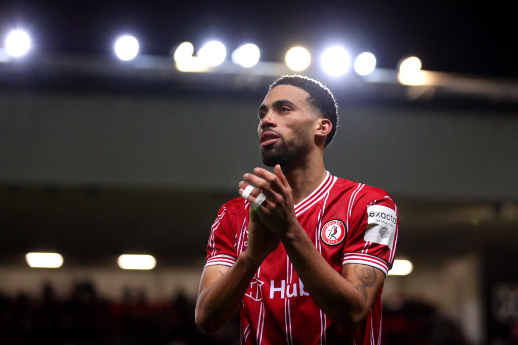 Bristol City defender Zak Vyner in action v Nottingham Forest