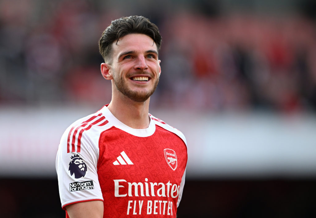 Declan Rice during Arsenal FC v Newcastle United FC - Premier League