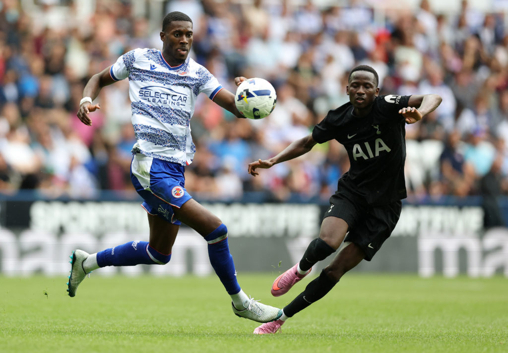 Reading against Spurs in a pre-season friendly