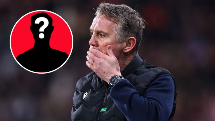 Image of Phil Parkinson manager / head coach of Wrexham during the Sky Bet League One match between Huddersfield Town AFC and Wrexham, inset of a m...