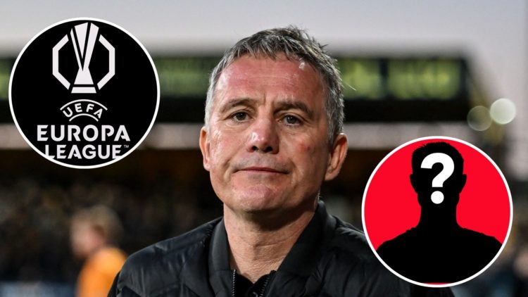 Image of Manager Phil Parkinson (Manager Wrexham) looks on during the Sky Bet League 1 match between Cambridge United and Wrexham, insets of The lo...