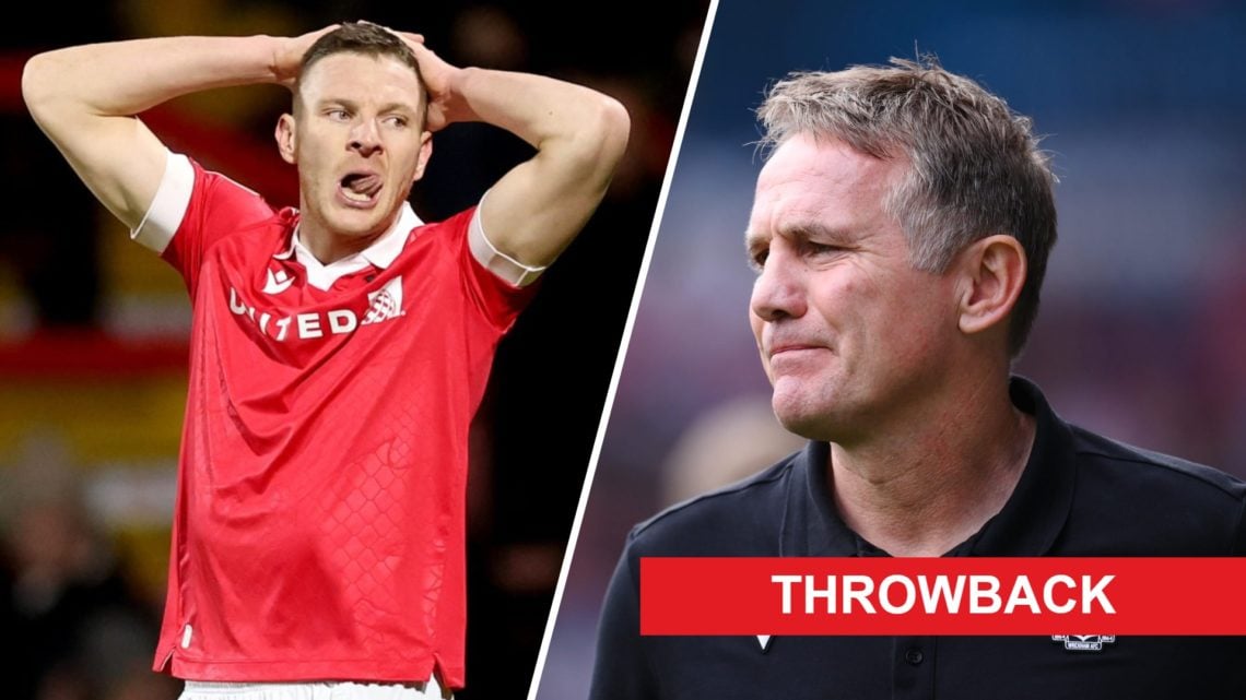 Wrexham boss Phil Parkinson looks on against Bolton Wanderers