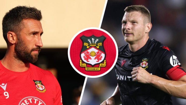 Ollie Palmer during Chelsea FC v Wrexham - Pre-Season Friendly. Paul Mullin during Wrexham v Los Angeles Galaxy II - Pre-Season Friendly. The offic...