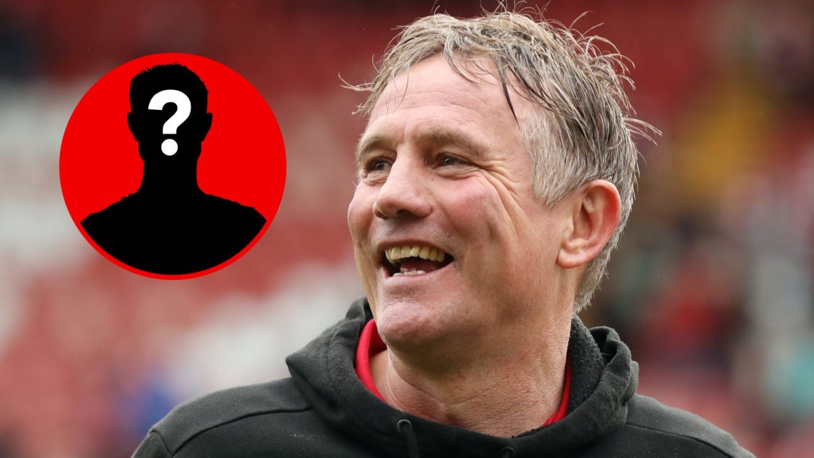 Phil Parkinson, manager of Wrexham, celebrates victory