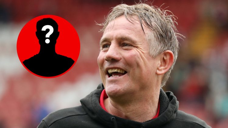 Phil Parkinson, manager of Wrexham, celebrates victory