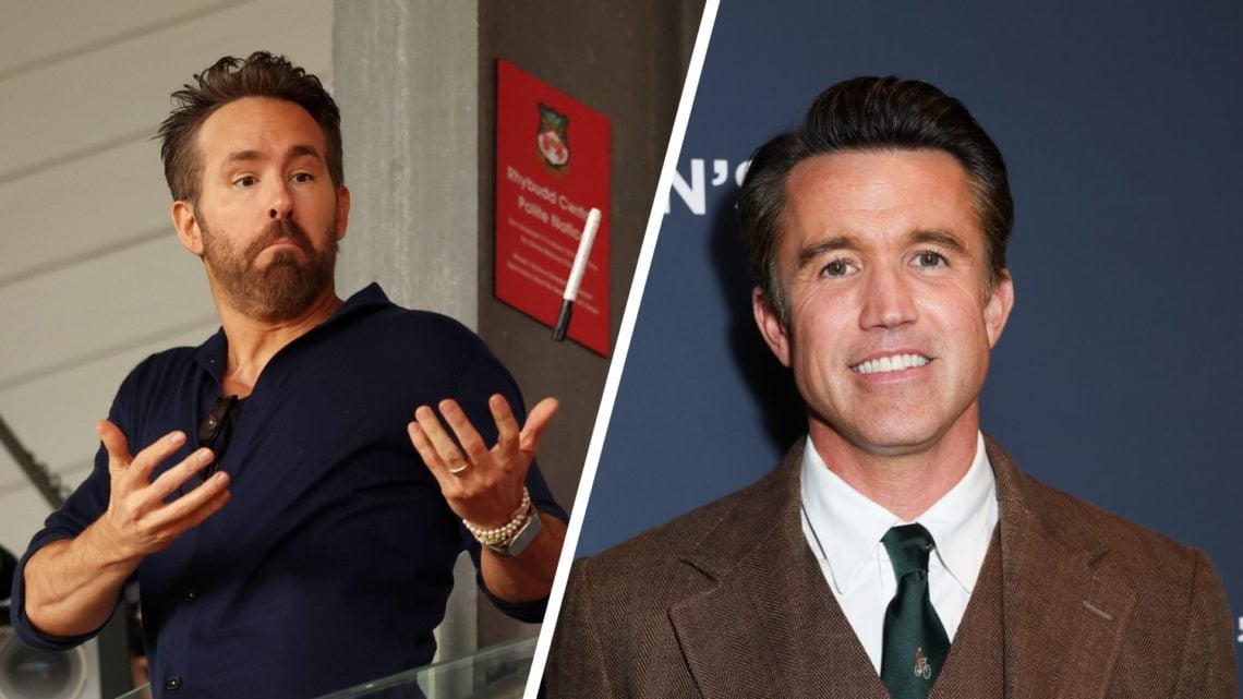 Ryan Reynolds, co-owner of Wrexham. Rob McElhenney at The Alliance for Children's Rights 33rd Annual Champions for Children held at The Beverly Wil...