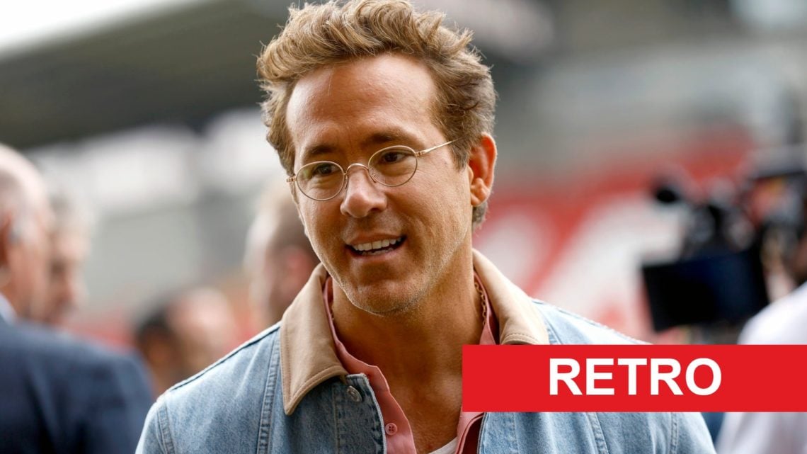 Ryan Reynolds looks on before Wrexham v West Brom in the Sky Bet Championship clash.