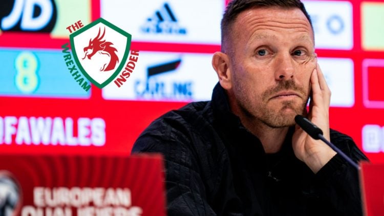 Wales manager Craig Bellamy during a press conference.