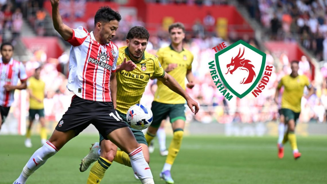 Wrexham player Liberato Cacace in action against Southampton.