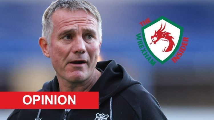 Wrexham manager Phil Parkinson during a game.