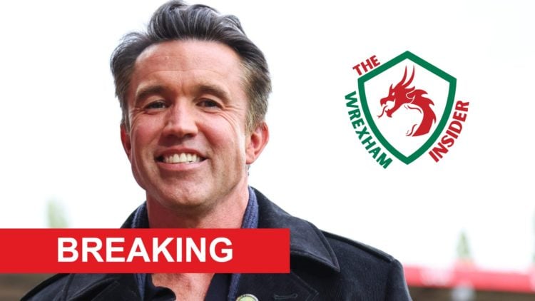 Wrexham co-owner Rob Mac before a match.