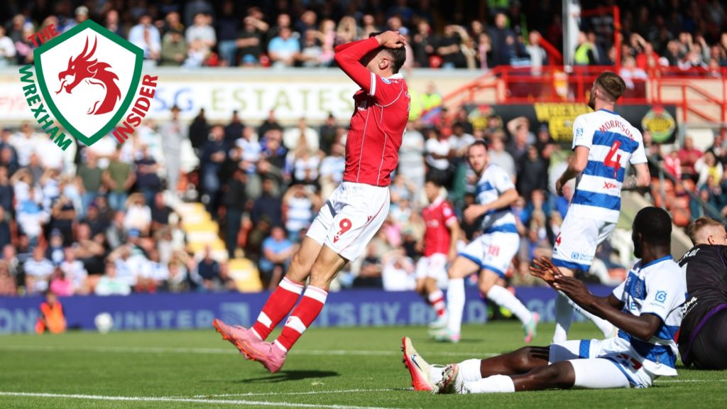 Wrexham player Ryan Hardie in action.