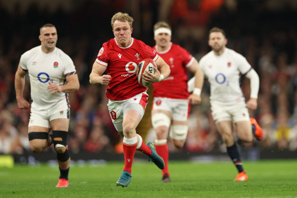 Wales playing England in the Six Nations