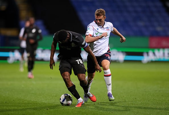 Bolton Wanderers' Sam Dalby.