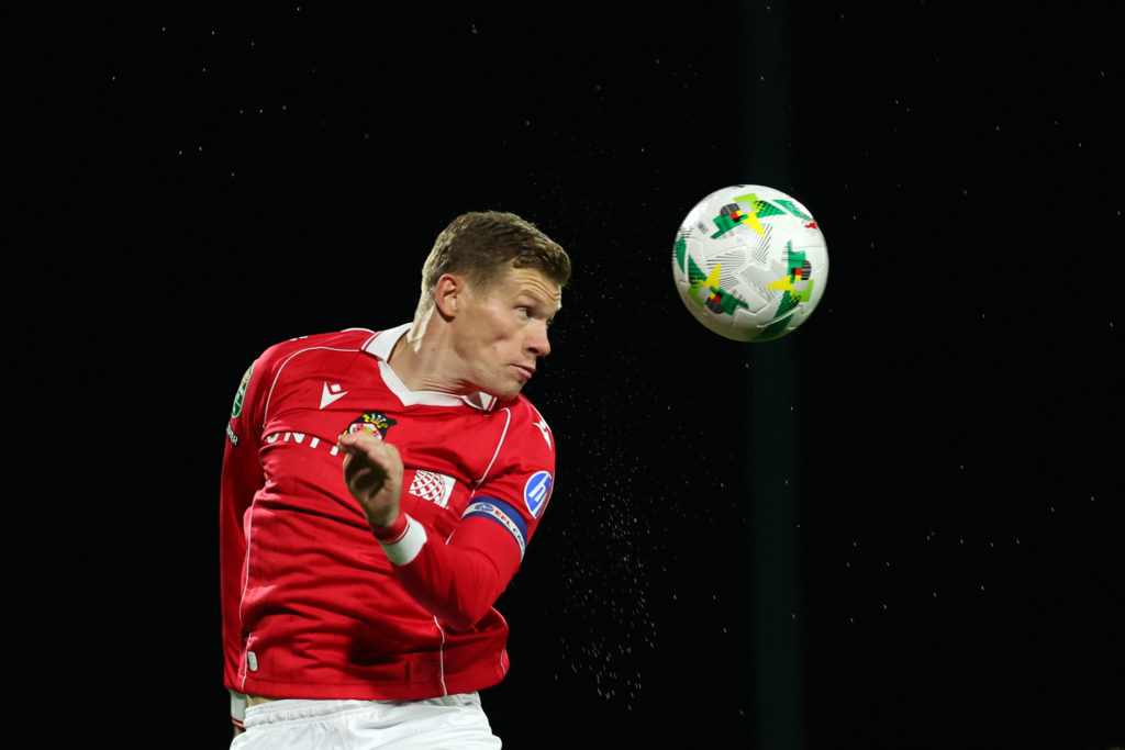 James McClean of Wrexham.