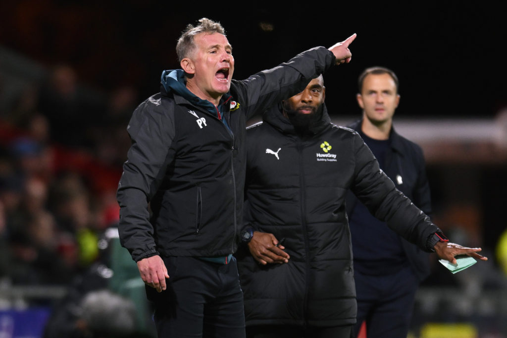 Phil Parkinson during Wrexham AFC v Birmingham City - Sky Bet Championship