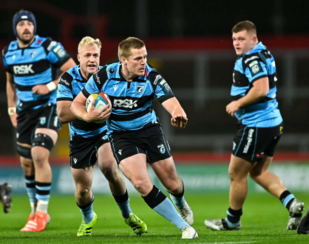 Cardiff Rugby playing Munster in the URC