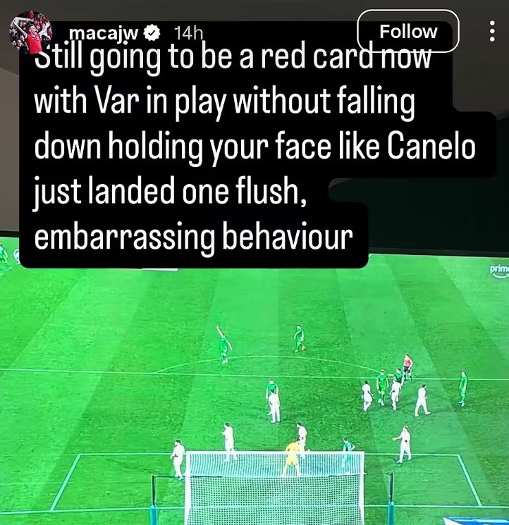 James McClean Instagram story