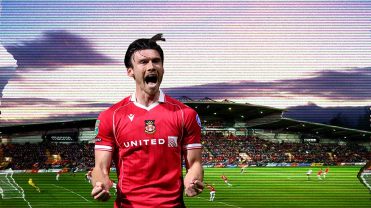 Background, General view inside the stadium during the Emirates FA Cup Fourth Round match between Wrexham and Sheffield United at Racecourse Ground...
