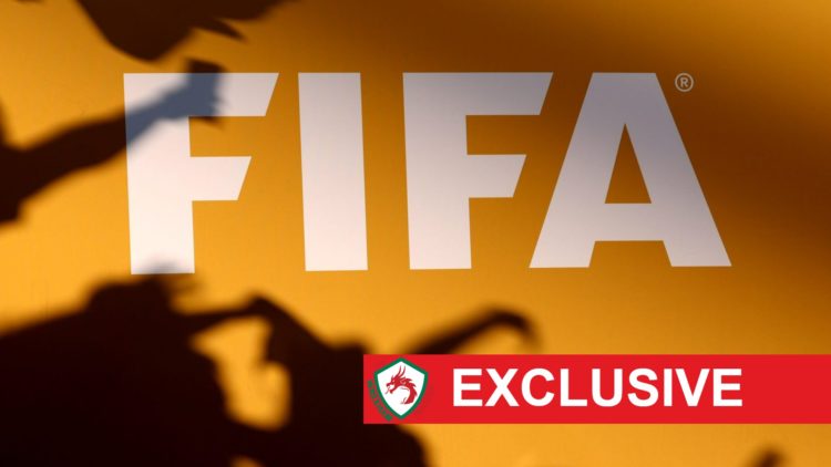 The official logo for FIFA.