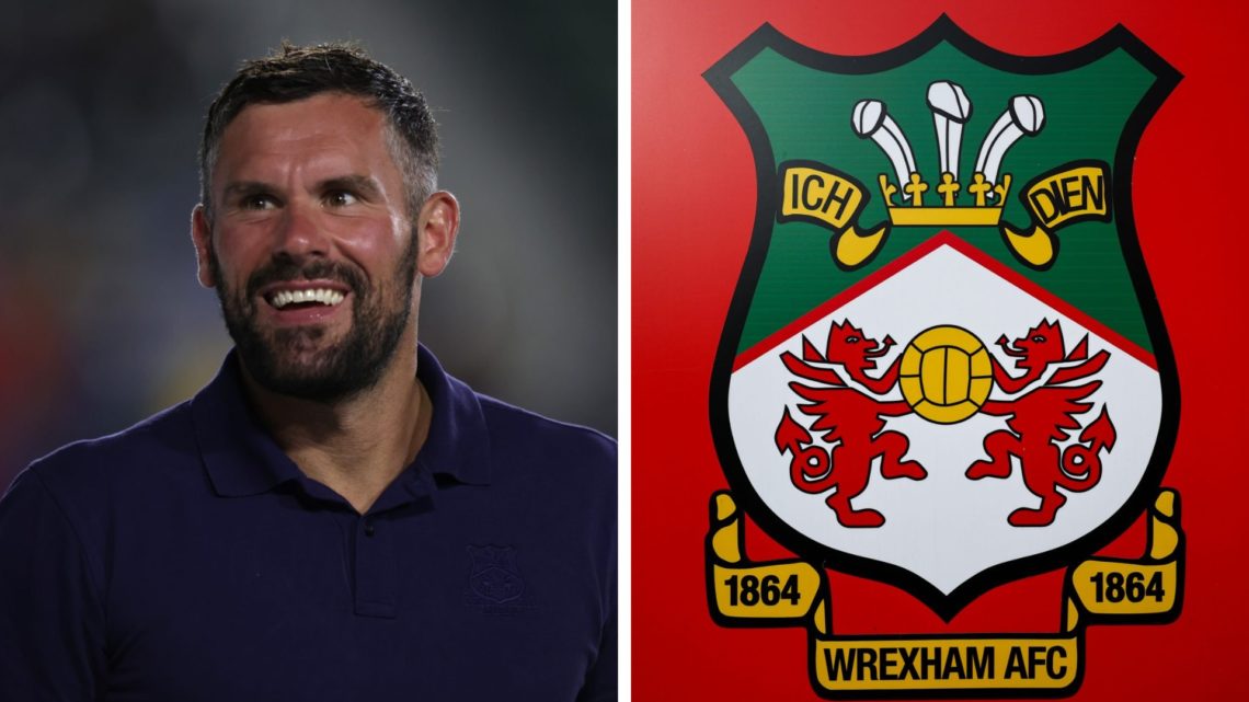 Ben Foster following Wrexham v Los Angeles Galaxy II - Pre-Season Friendly. Wrexham badge.