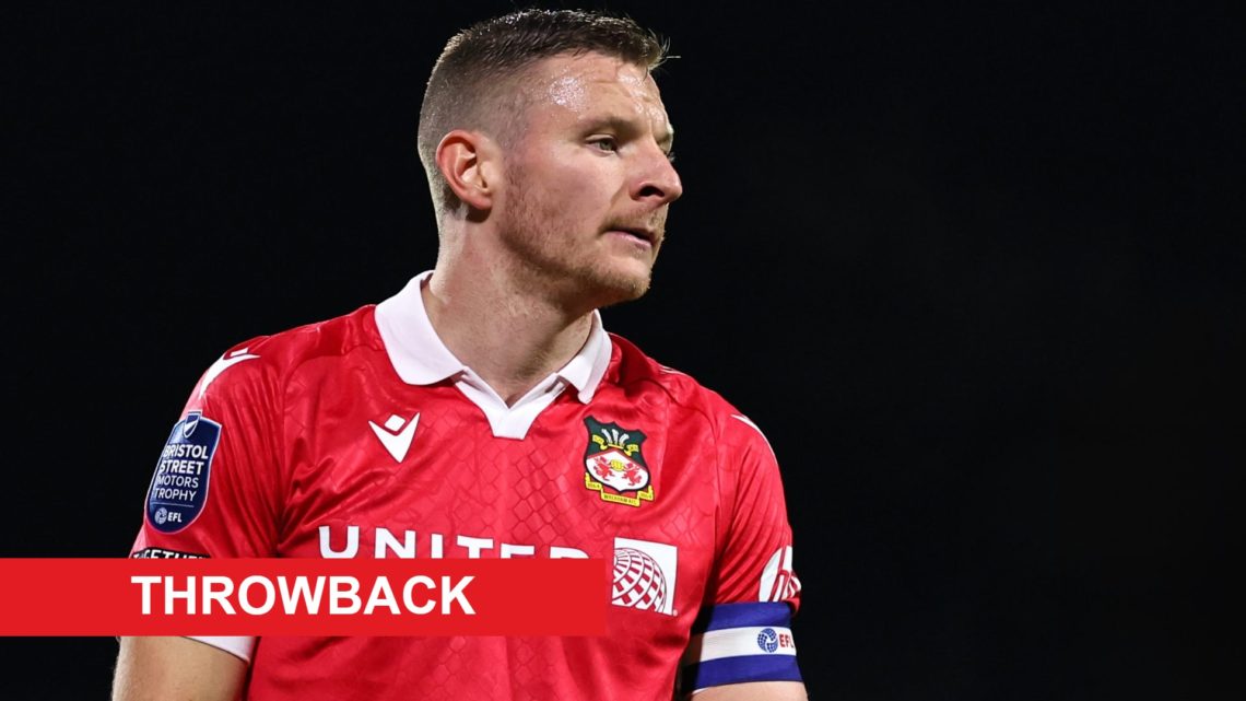 Paul Mullin during Wrexham v Wolverhampton Wanderers U21 - Bristol Street Motors Trophy