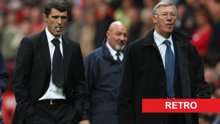 Roy Keane and Sir Alex Ferguson in charge of Sunderland and Manchester United.